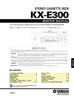 Yamaha KXE-300 - Service Manual